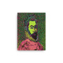 El Greco Pop Poet Portrait Pink Green Mint Print on Canvas by Neoclassical Pop Art