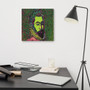 El Greco Pop Poet Portrait Pink Green Mint Print on Canvas by Neoclassical Pop Art