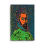El Greco Pop Poert Portrait Orange Blue Green Print on Canvas