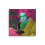 Beethoven Pop Portrait in Green Pink Yellow Print on  by Neoclassical Pop Art