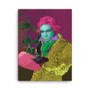 Beethoven Pop Portrait in Green Pink Yellow Print on  by Neoclassical Pop Art