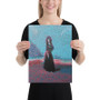 Goya The Black Duchess in Pink Blue Print on Canvas by Neoclassical Pop Art