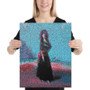 Goya The Black Duchess in Pink Blue Print on Canvas by Neoclassical Pop Art
