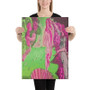 The Birth of Venus Green Pink Print on Canvas  by Neoclassical Pop Art