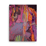 Vertical Botticelli Venus Orange Purple gallery wrap with pink sky, blue sea, and orange figures.