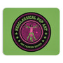 Da Vinci Vitruvuan Man Pink Green Mousepad