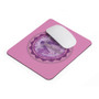 Da Vinci  Vitruvian Angel Pink Purple Mousepad by Neoclassical Pop Art