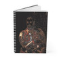 Bronzino Black & Orange Portrait Spiral Notebook by Neoclassical Pop Art