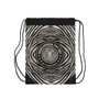 Leonardo da Vinci Vitruvian Man Zebra Drawstring bag