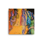 Botticelli The Birth of Venus Green Orange Pink Blue Print on Canvas by  Neoclassical Pop Art