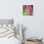 Botticelli The Birth of Venus Green Pink Red Print on Canvas by  Neoclassical Pop Art