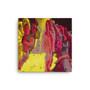 Botticelli The Birth of Venus Bright Yellow & Red Print on Canvas by Neoclassical Pop Art