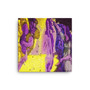 Botticelli The Birth of Venus Yellow Purple Lilac Print on Canvas by  Neoclassical Pop Art
