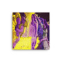 Botticelli The Birth of Venus Yellow Purple Lilac Print on Canvas by  Neoclassical Pop Art