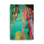 Botticelli The Birth of Venus Green Purple Red Yellow Print on Canvas