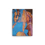 Botticelli  The Birth of Venus Orange Lilac Blue Print on Canvas by Neoclassical Pop Art