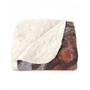 Botticelli Goddess of Knowledge Sherpa Fleece Blanket  by Neoclassical Pop Art