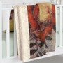 Botticelli Goddess of Knowledge Sherpa Fleece Blanket  by Neoclassical Pop Art
