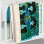 Klimt Beethoven Frieze Sherpa Fleece Blanket by Neoclassical Pop Art