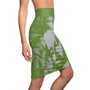 Leonardo Da Vinci Study of a Woman's Head Pencil Skirt