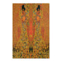 On Sale Klimt The Woman in Gold Orange Area Rugs  by  Neoclassical Pop Art