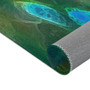Abstract Green Blue Area Rugs by Neoclassical Pop Art