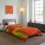 On Sale  The Greek Lovers Orange Yellow Comforter by Neoclassical Pop Art