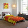 On Sale  The Greek Lovers Orange Yellow Comforter by Neoclassical Pop Art