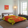 On Sale  The Greek Lovers Orange Yellow Comforter by Neoclassical Pop Art