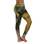 Khalo Frida High Waisted Yoga Leggings by Neoclassical Pop Art