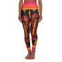 Klimt Orange Pink High Waisted Yoga Leggings