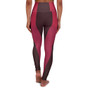 Brown Pink High Waisted Yoga Leggings by Neoclassical Pop Art