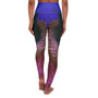 Rubens Purple Pink Isabella High Waisted Yoga Leggings by Neoclassical Pop Art