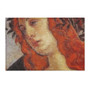 Botticelli Minerva Orange Brown Area Rugs  by Neoclassical Pop Art