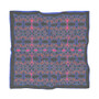 Da Vinci Blue Pink Alexander the Great Abstract Poly Scarf