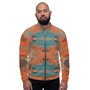 Paul Gauguin Caribbean Woman Blue Orange Bomber Jacket