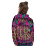 Klimt's Beethoven Pink Unisex Hoodie by  Neoclassical Pop Art