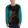 On Sale Manet Mademoiselle Suzette Blue Unisex Sweatshirt by Neoclassical Pop Art