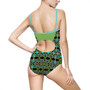 Da Vinci Cross Women's One-piece Swimsuit  by Neoclassical Pop Art