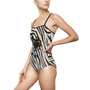 Da Vinci Horse Women's One-piece Swimsuit by Neoclassical Pop Art