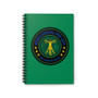 Da Vinci Vitruvian Man Spiral Notebook - Ruled Line by Neoclassical Pop Art