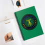 Da Vinci Vitruvian Man Spiral Notebook - Ruled Line by Neoclassical Pop Art