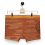 Da Vinci | Orange Peach Abstract Boxer Briefs