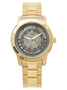 Da Vinci Vitruvian Man Unisex Oversized Gold Bracelet Watch