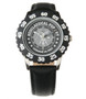 Da Vinci Kid's Adjustable Bezel Stainless Steel Black Numbered Watch