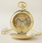 Da Vinci Gold Pocket Vitruvian Man Watch
