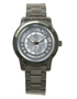 Da Vinci Metalic light blue Vitruvian Man Unisex Oversized Black Bracelet Watch