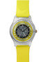 Da Vinci  Vitruvian Man yellow Pop watch by Neoclassical Pop Art