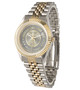 Da Vinci Gold Vitruvian Unisex Two-Tone Bracelet Watch by Neoclassical Pop Art