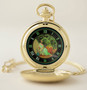 Lady with a Violin Gold Pocket Watch